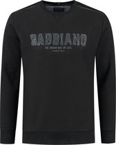 Gabbiano Trui Sweater Met Ronde Hals 771754 Black 201 Mannen Maat - XL