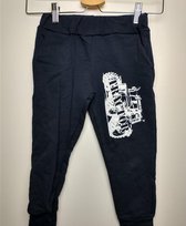 Jongens joggingbroek tractor zwart 110/116