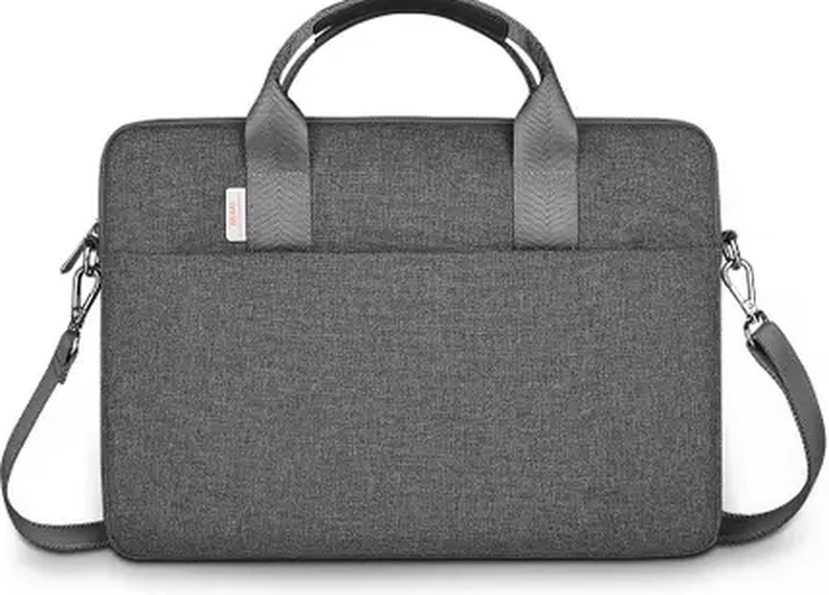 WIWU - Laptoptas geschikt voor MacBook Air - 14 Inch - Minimalist Laptop Bag - Grijs