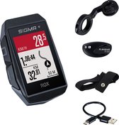 Sigma ROX 11.1 EVO GPS Fietscomputer - Zwart - HR set