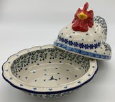 Bunzlau keramiek kip bird