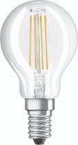 Osram Parathom Retrofit Classic LED E14 Kogel Filament Helder 4W 470lm - 927 Zeer Warm Wit | Beste Kleurweergave - Dimbaar - Vervangt 40W