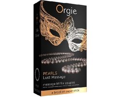Orgie Silk Glove - Massagekit op Siliconenbasis - 30ml - Massagekit Voor Koppels - Mint - Parelketting Sensuele Massage