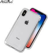 iPhone Xs Max hoesje - Anti Burst Transparent - TPU PC Back Cover Space Case