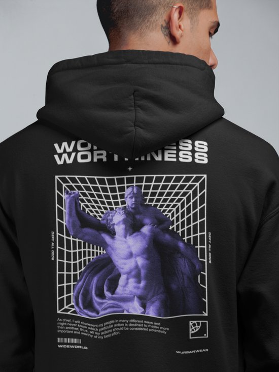 Sweat à capuche homme - Worthiness - Wurban Wear | Streetwear | Premium |  Pull homme |... | bol.com