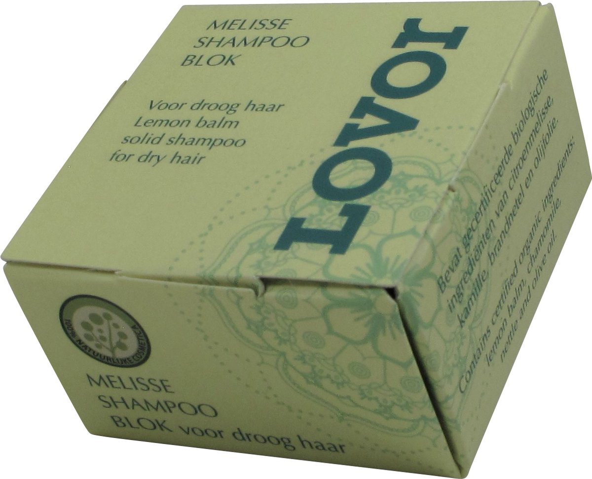 LOVOR melisse shampoo blok voor droog haar - natuurlijk-eko-vegan - 40gr