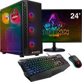 ScreenON - Gaming Set Y24684-S1 (GamePC.Y24684 + 24 Inch Monitor + Toetsenbord + Muis)