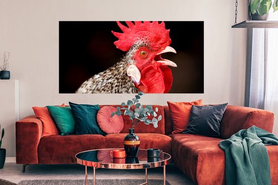 Affiche Coq qui chante - 160x80 cm