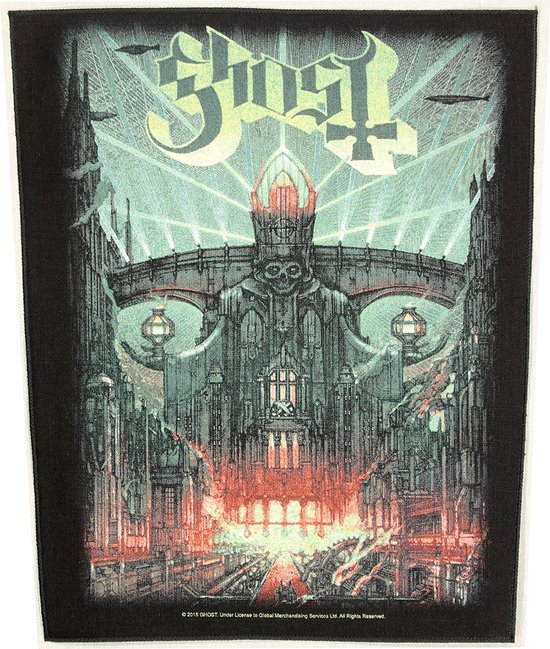 Ghost Meliora Motief Grote Rugpatch Multicolor