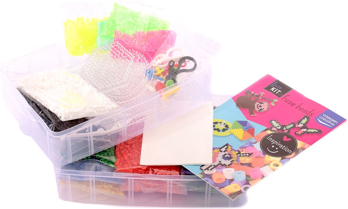 Vaessen Creative Strijkkralen Set - Assortiment - 10.000 stuks - Incl. Accessoires — afbeelding 11