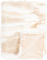 Hoyz | Alaska Creme-Wit Blanket | 130 X 170 | Plaid Voor Woonkamer Of Slaapkamer