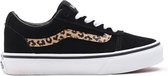 Vans Ward  Sneakers - Maat 28 - Unisex - zwart - wit - bruin