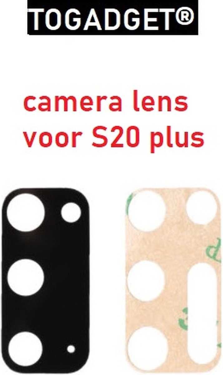 Samsung Galaxy S20 plus Camera Lens  - Back camera lens cover - Achtercamera / Rear camera glazen lens voor Samsung Galaxy S20plus