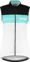 Onda Pro Duoro NS Wielrenshirt Fietsshirt - Maat XS  - Vrouwen - wit - licht blauw - zwart