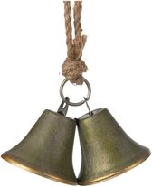 - hanger bells metal 6.5x6.5x5.2cm - bronze - 65x65x52