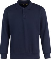STØRVIK Napoli Polo Sweater - 4 Seizoenen - Heren - Maat M - Donkerblauw