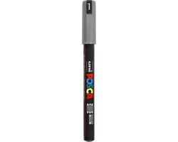 Verfstift Posca PC1MR extra fijn zilver