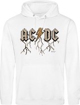 Hoodie nude ACDC - White (XS)