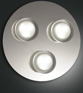 MILA Wandlamp LED 3x3W/350lm Lichtgrijs