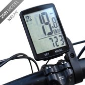 Fietscomputer draadloos waterdicht - Kilometerteller fiets - Fietscomputer GPS - Fietsnavigatie Zwart - Nintai®