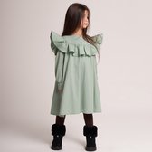 Mio Design Peacock Jurk Mint, Zuzu Kids, Kinderkleding, Jurk, Meisjes Jurk