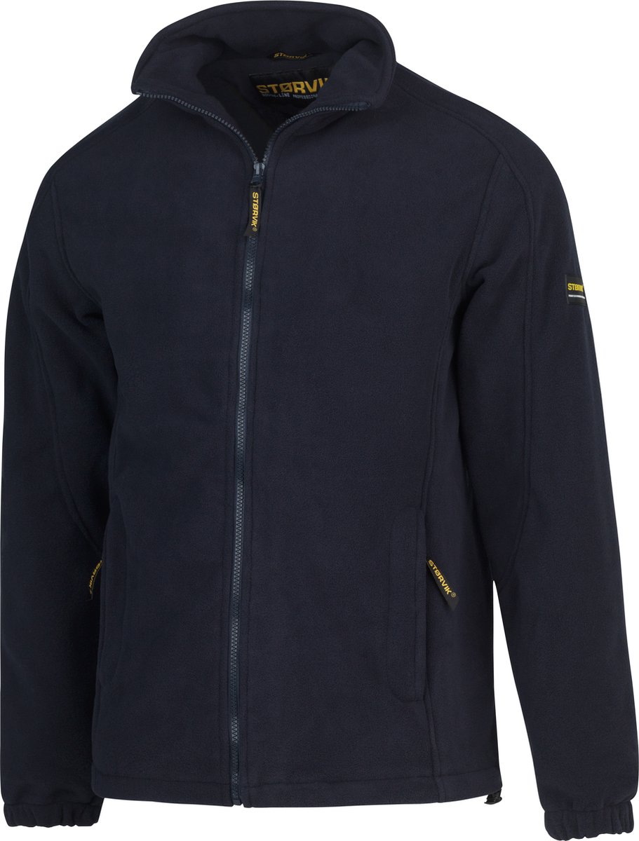 STØRVIK Ramon Fleece Jas Heren Werkvest Winddicht 2XL Donkerblauw