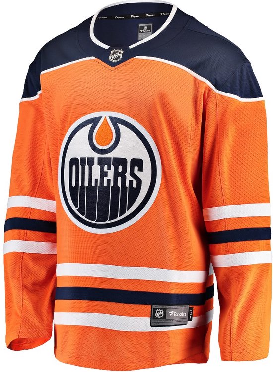Maillot Fanatics Breakaway Home Edmonton Oilers Oranje S