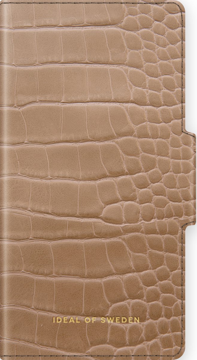 iDeal of Sweden Atelier Wallet iPhone 13 Pro Max Camel Croco