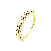 Anxiety Ring - Stress Ring - Fidget Ring - Anxiety Ring For Finger - Draaibare Ring Dames - Spinning Ring - Spinner Ring - Zilver 925 Gold Plated - (19.00 mm / maat 60)
