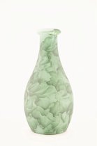 - vaas gerecycleerd glas ø21x40cm - green - 21x40x