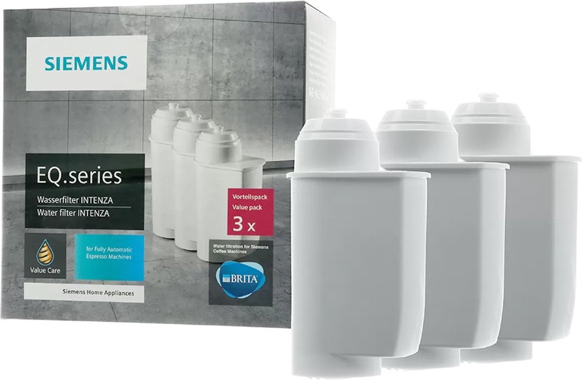 ECCELLENTE - Série SIEMENS EQ - Filtre à eau Brita Intenza Value Pack 3pack