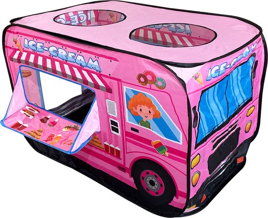 TDR-kinder auto tent- opvouwbare tent -speelhuistent  ijswagen 112*70*75 — afbeelding 5