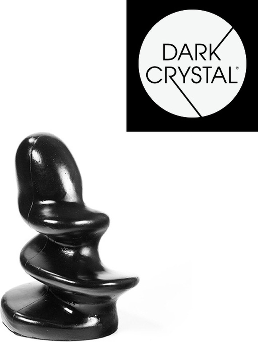 Goedkoopste Dark Crystal Geschroefde Buttplug 11 x 16 cm - zwart