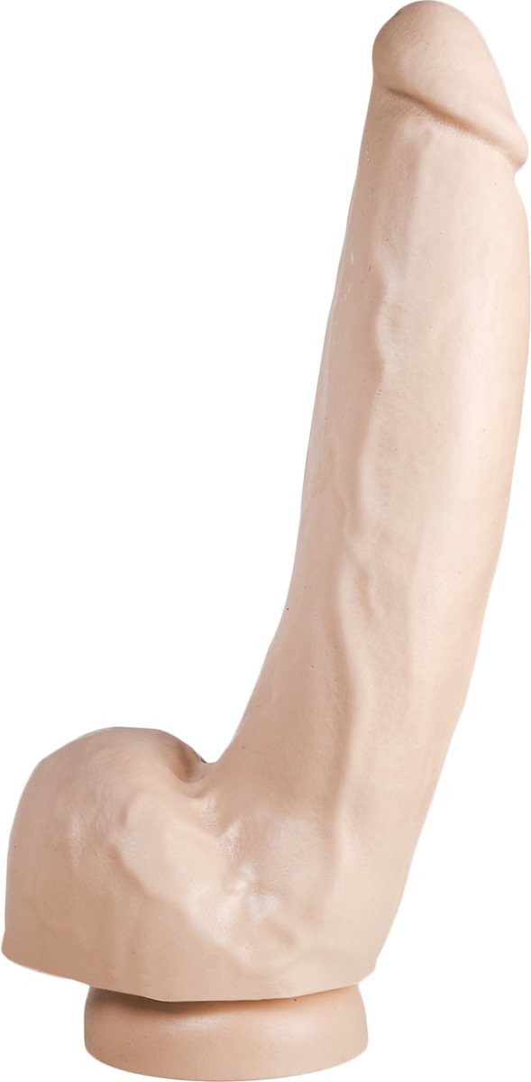Goedkoopste 515 line - Dildo - Lengte 28 cm - Diameter 6 cm Met Zuignap - Beige-roze