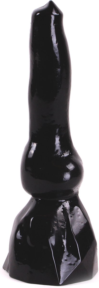 Goedkoopste Dark Crystal - Anaal Dildo met extra zware voet - 2.7 x 20 cm - No. 60 - Zwart