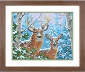 Paint Works Whitetail Winter Schilderen op nummer