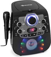 auna StarMaker 2.0 karaoke-installatie Bluetooth functie CD-player incl. microfoon