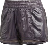 adidas Performance Run 2In1 korte short voor dames grijs L