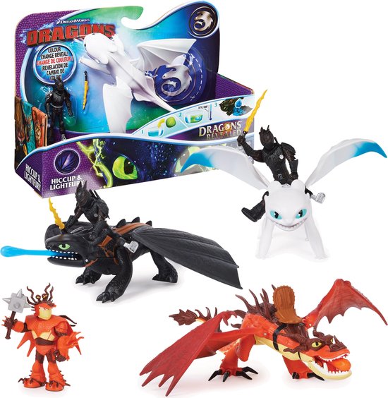 DreamWorks Dragons DRAGONS - PACK DRAGON & VIKING - Figurine Dragon  Articulée... | bol.com