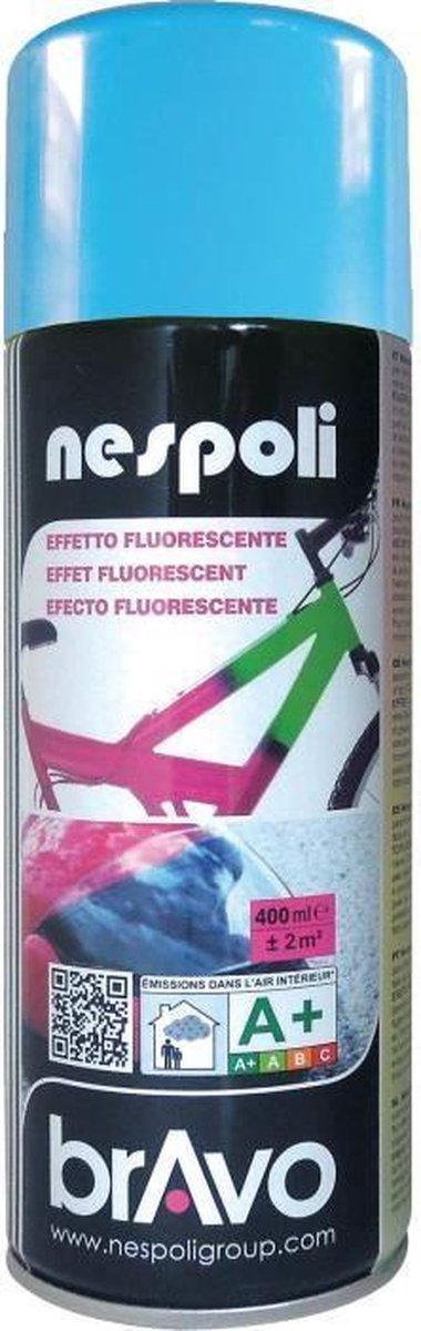 Fluorescerende spuitverf blauw
