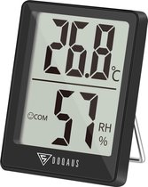 Selwo Thermometer voor binnen, digitale thermo-hygrometer voor binnen, luchtvochtigheidsmeter, hydrometer vocht met hoge nauwkeurigheid, voor binnenklimaatregeling, babykamer, woon