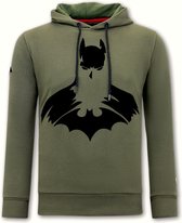 Local Fanatic Hoodie Homme Imprimer Batman - Vert - Tailles: L.