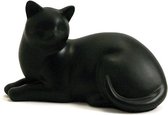 Cozy Cat Zwart Liggend - Katten Asbeeld Dieren Urn Voor Uw Geliefde Poes Kat 0,41 L