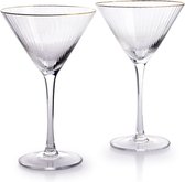 Lucy's Living Luxury MADE Cocktailglazen - set van 2 - dineren - koken - tafelen - Cocktailglas - pornstar martini glas - chique martini glazen - champagne glazen