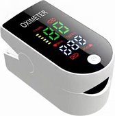 Nixnix - Saturatiemeter - Zuurstofmeter - Pulse Oximeter - Wit - ABS - Medisch hulpmiddel - Hartslagmeter