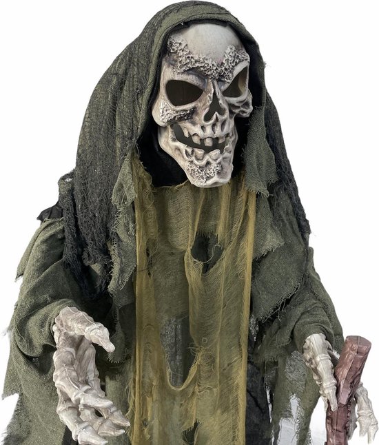 Poupée Halloween EVIL SPIRIT (son, mouvement, lumière) 1,60 m de haut