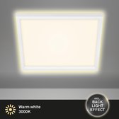 Briloner Leuchten - LED-plafondlamp, plafondlamp incl. backlight-effect, 22 Watt, 3.000 lumen, 3.000 Kelvin, wit