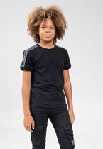 DEELUXE T-shirt met geribbelde boordjes COLT Black