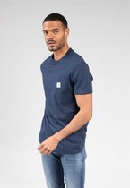 DEELUXE Effen T-shirt van biologisch katoen BASE Navy