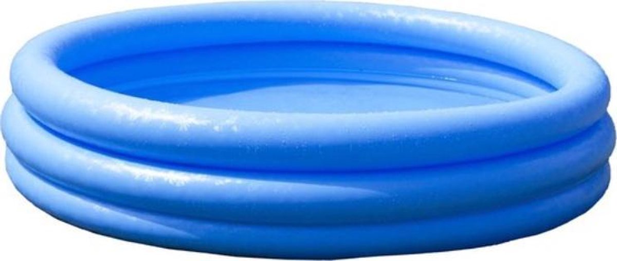 Intex - Crystal Blue - Opblaasbaar Zwembad - 3 Rings - 168 cm - Blauw